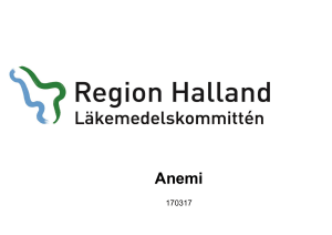 Anemi - Region Halland