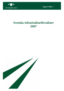 Svenska infrastrukturförvaltare 2007