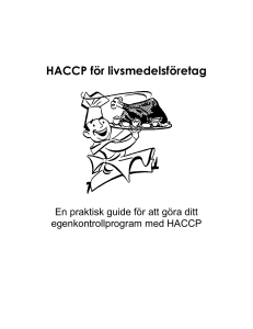 HACCP för livsmedelsföretag, en praktisk guide