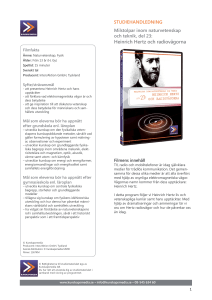 Heinrich Hertz och radiovågorna