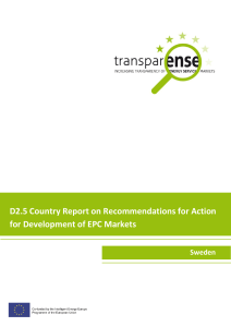 D2.5 Country Report on Recommendations for