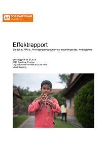Effektrapport - SOS Barnbyar