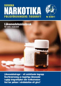 Läkemedelsmissbruk - Svenska Narkotikapolisföreningen