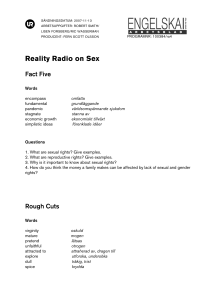 Reality Radio on Sex