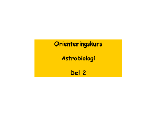 Ingen bildrubrik - Nordic Network of Astrobiology