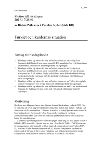 201617KD604 Turkiet och kurdernas situation