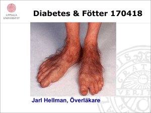 Diabetes och fötter