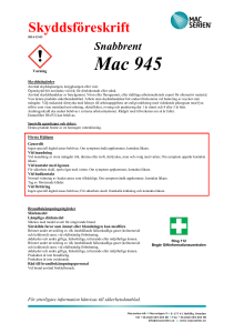 Mac 945 - MAC Serien