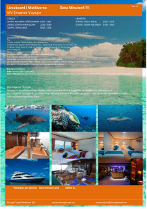 Liveaboard i Maldiverna Sista Minuten!!!!! MV Emperor Voyager