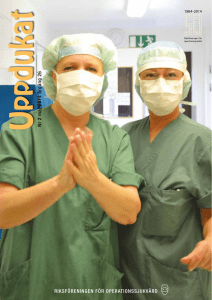 Uppdukat i PDF 2014:2 - Riksföreningen för operationssjukvård