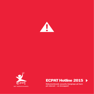 ECPAT Hotline 2015
