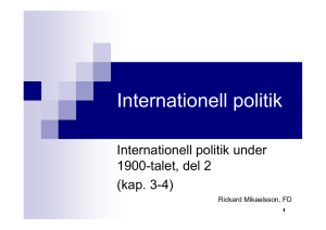 Internationell politik