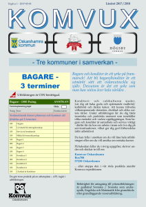 BAGARE - 3 terminer - Oskarshamns kommun