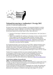 Nationell inventering av mellanskarv i Sverige 2012 som del av EU