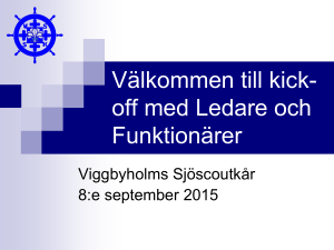 Höst kick-off 201509 - Viggbyholms sjöscoutkår