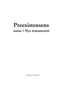 Preexistensens