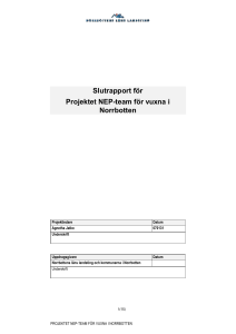 IT-projekthandbok Slutrapport