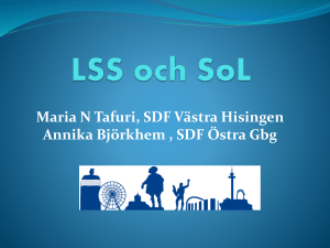 LSS och SoL - Göteborgs Stad