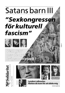 Sexkongressen för kulturell fascism
