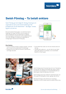 Produktblad Swish Företag.indd