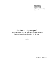 Feminism och pornografi