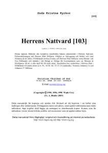 Herrens Nattvard [103] - Christian Churches of God