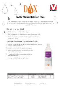 DAX Ytdesinfektion Plus
