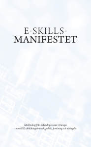 manifestet - eSkills for Jobs