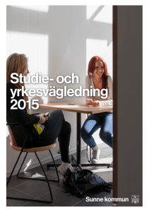 Studie- och yrkesvägledning 2015