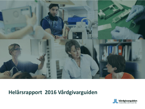 2016 helårsrapport Vårdgivarguiden