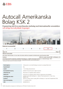 Autocall Amerikanska Bolag KSK 2
