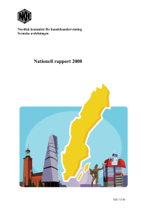 Nationell rapport 2008 - Nordisk kommitté för Handelsundervisning