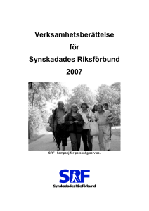 Verksamhetsberättelse 2007