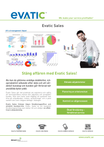Stäng affären med Evatic Sales! Evatic Sales