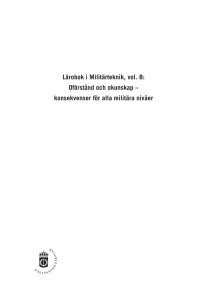 Lärobok i Militärteknik, vol. 8