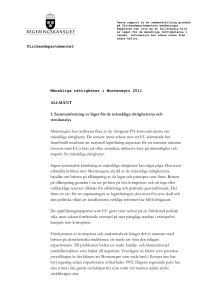 Montenegro, MR-rapport 2011