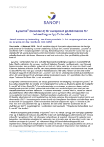 Lyxumia® (lixisenatid)