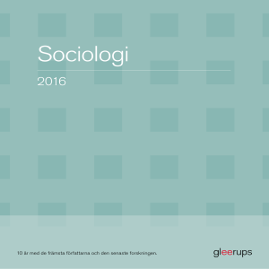 Sociologi - Gleerups