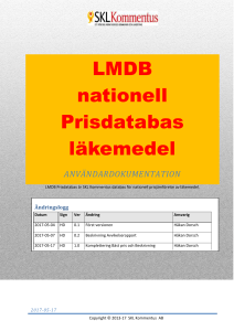 LMDB nationell Prisdatabas läkemedel