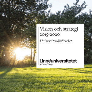 Vision och strategi 2015-2020