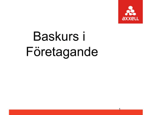 Baskurs i Företagande