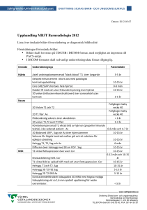 Upphandling MR3T Barnradiologin 2012