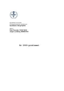 År 2000-problemet - Stockholms universitet