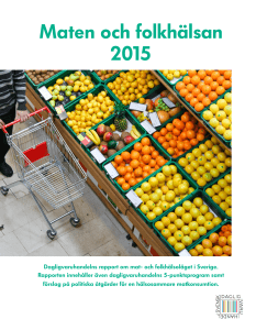 Maten och folkhälsan 2015