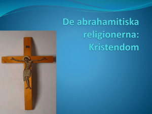De abrahamitiska religionerna: Kristendom