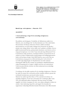Marocko, MR-rapport 2011 - Regeringens webbplats om