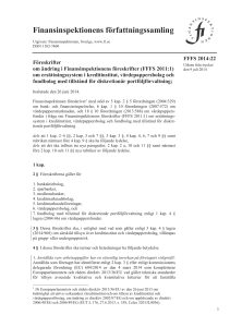 FFFS 2014:22 - Finansinspektionen