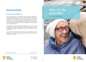 Bättre liv för sjuka äldre