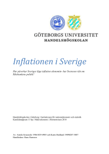 Inflationen i Sverige