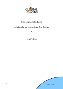 Transnationella band Lisa Pelling